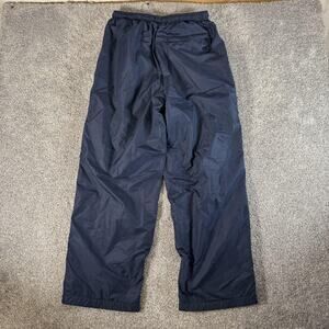 Nike Pants Mens Large Navy Blue Windbreaker Track Warm Up Lined Zip Pockets